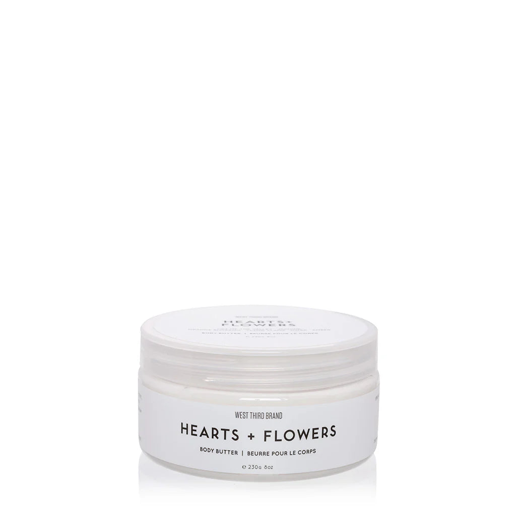West Third Brand, Hearts + Flowers, Body Butter