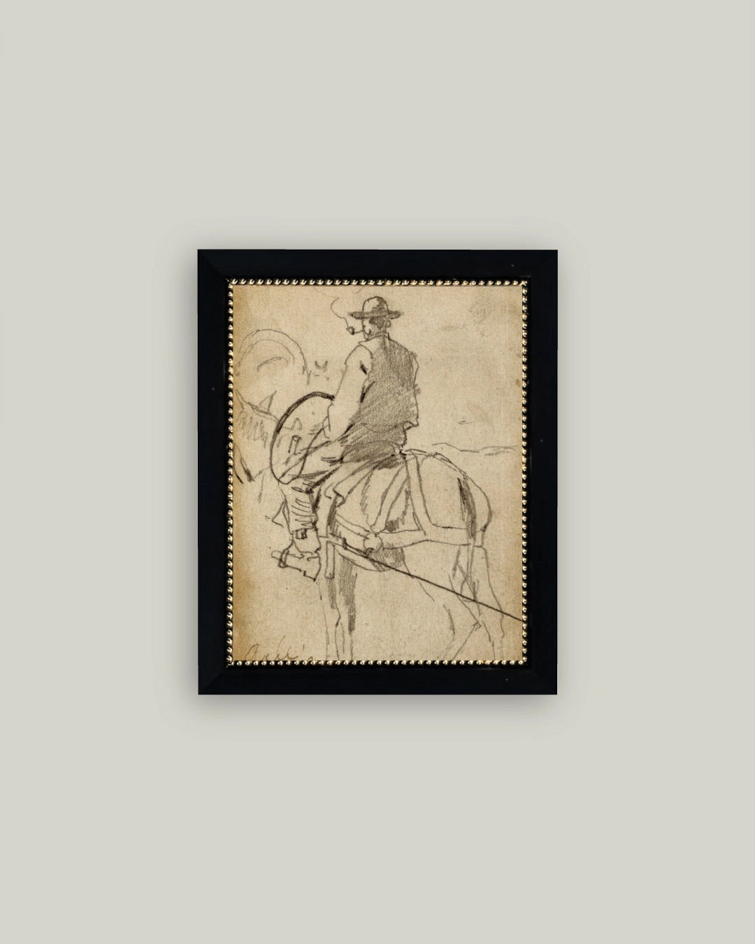 PLH, Man Riding a Horse