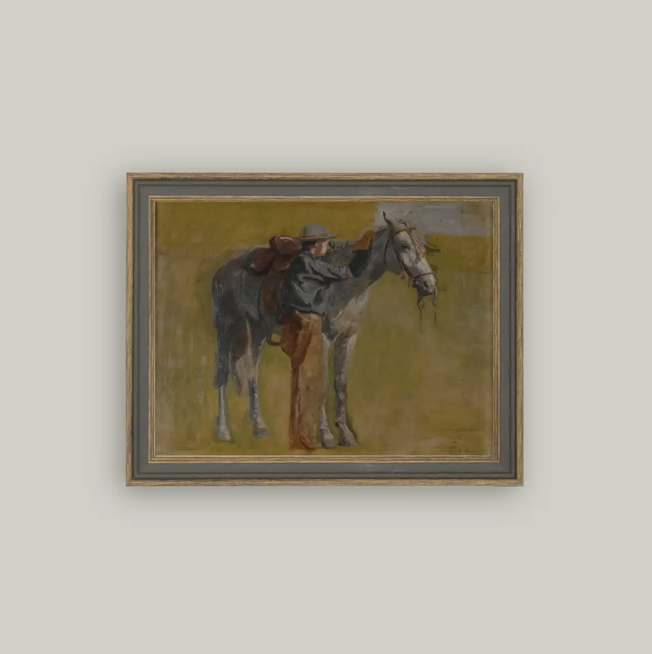 Petal Lane Home, Study for Cowboys