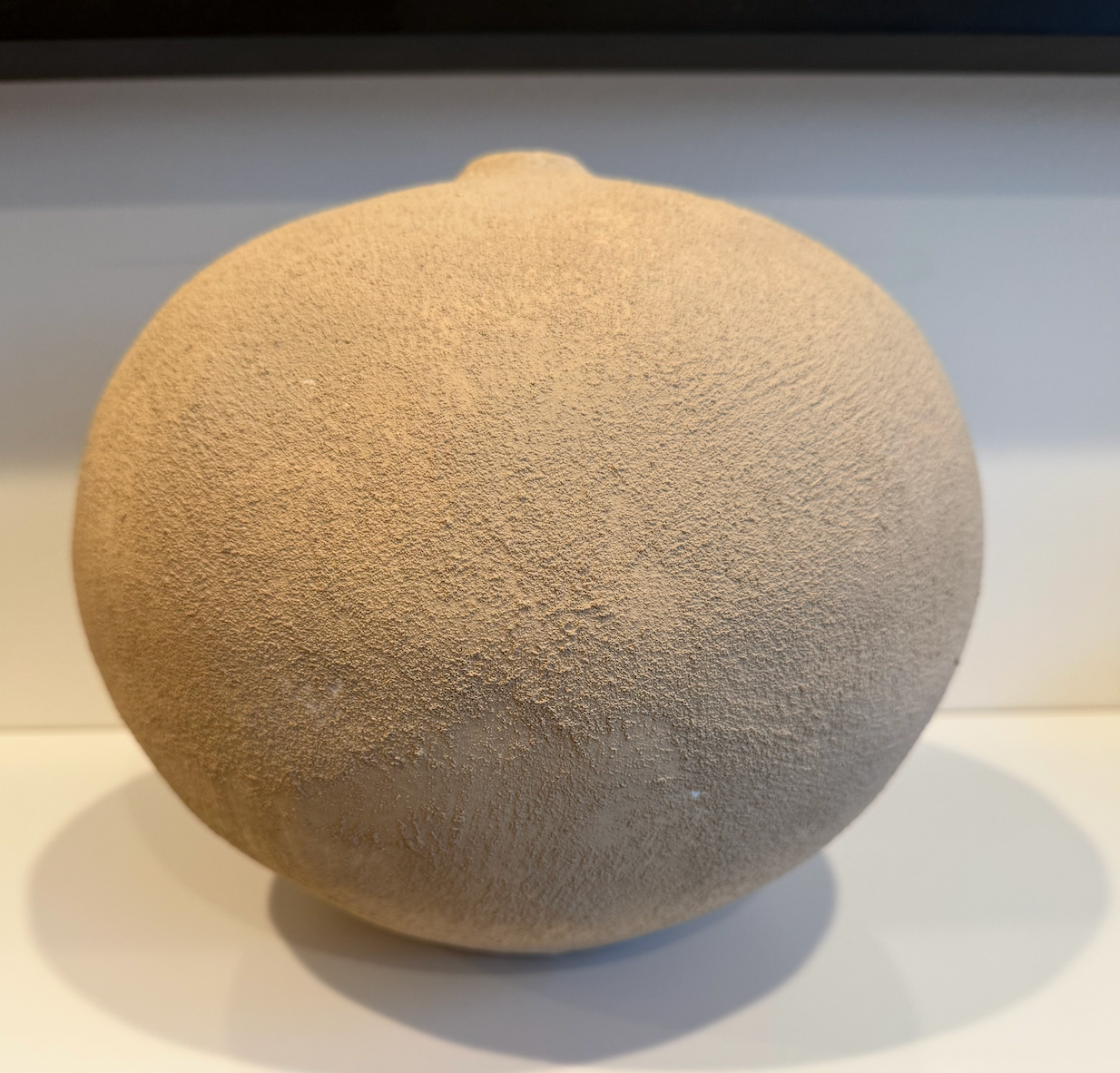 A + R, Sandstone Vase