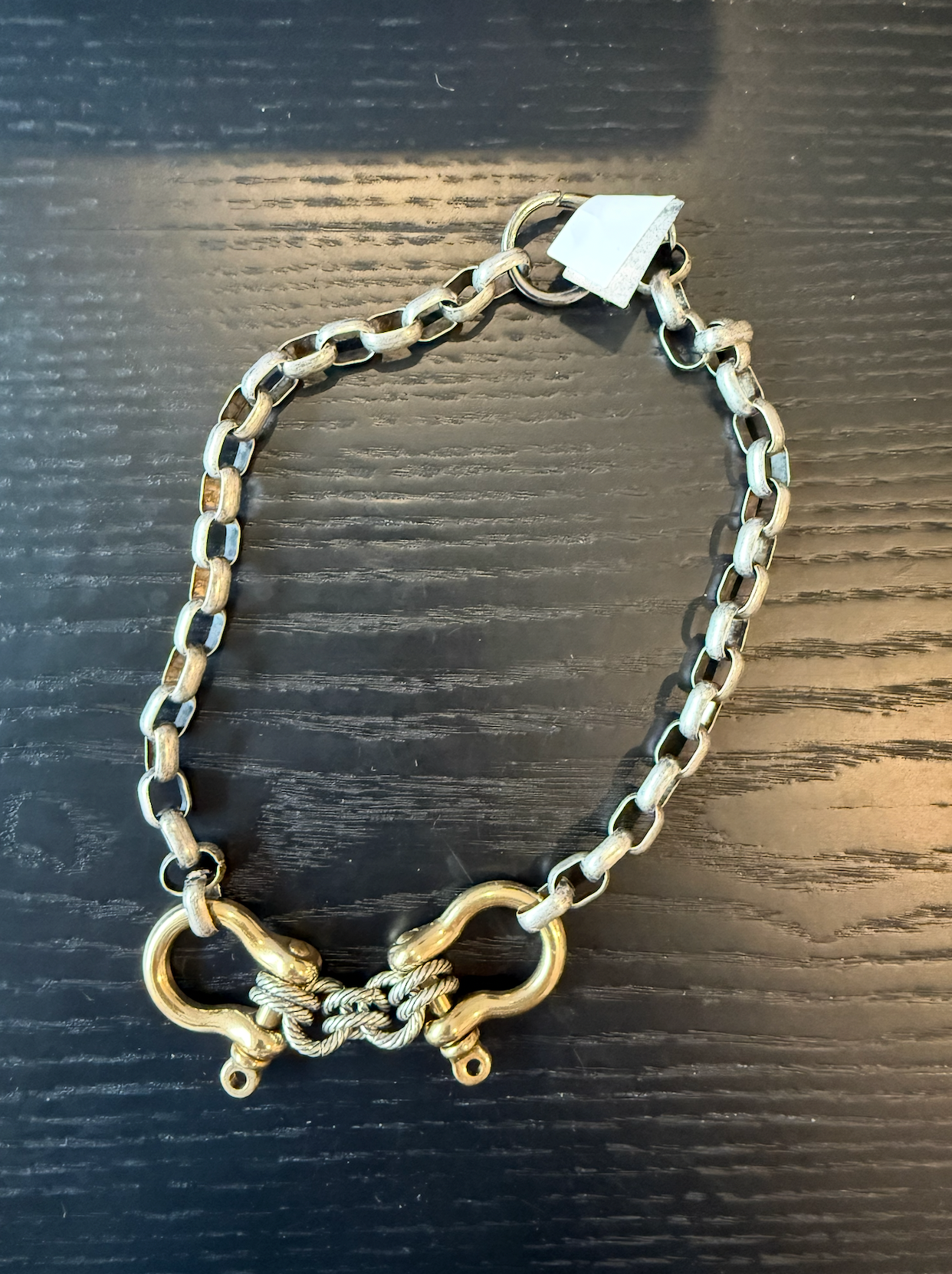 V2, Double Horse Bit Necklace