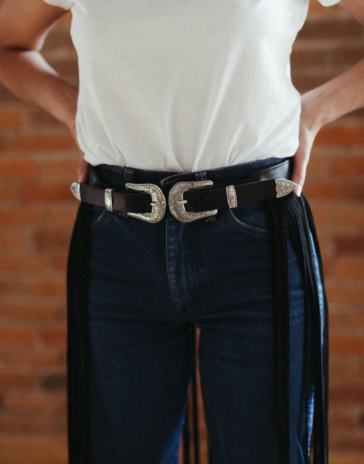 Crossbow Leather, Fringed Leather Belt