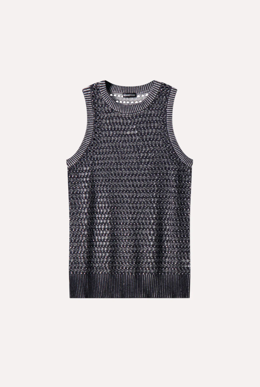 Minnie Rose, Studded Mesh Tank