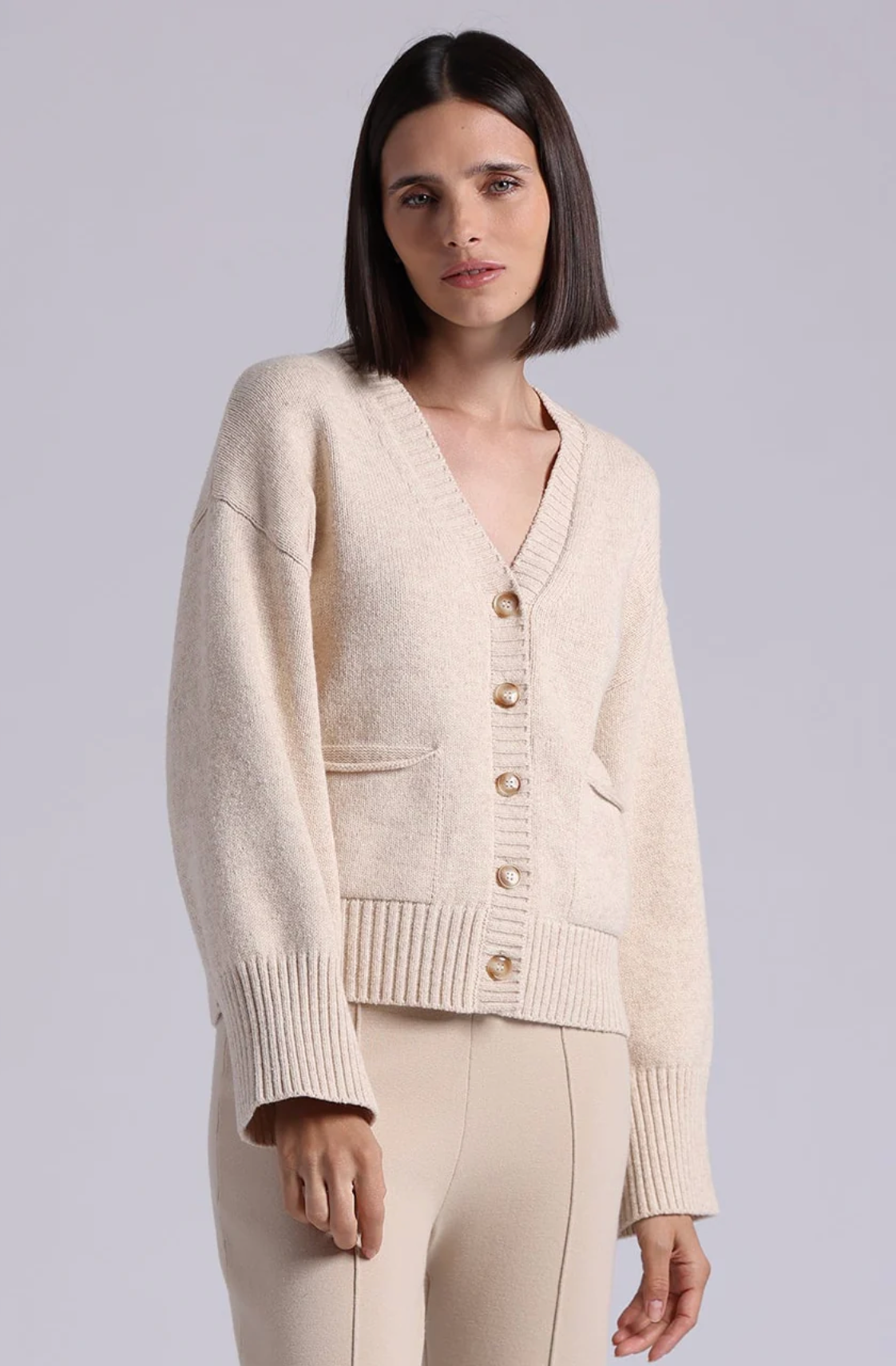 Minnie Rose, V Neck Cardi