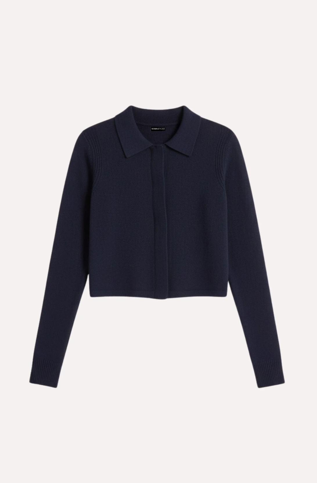 Minnie Rose, Cashmere Collared Cardigan