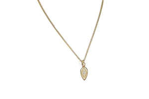 Rachel Nathan, Paisley Teardrop Necklace