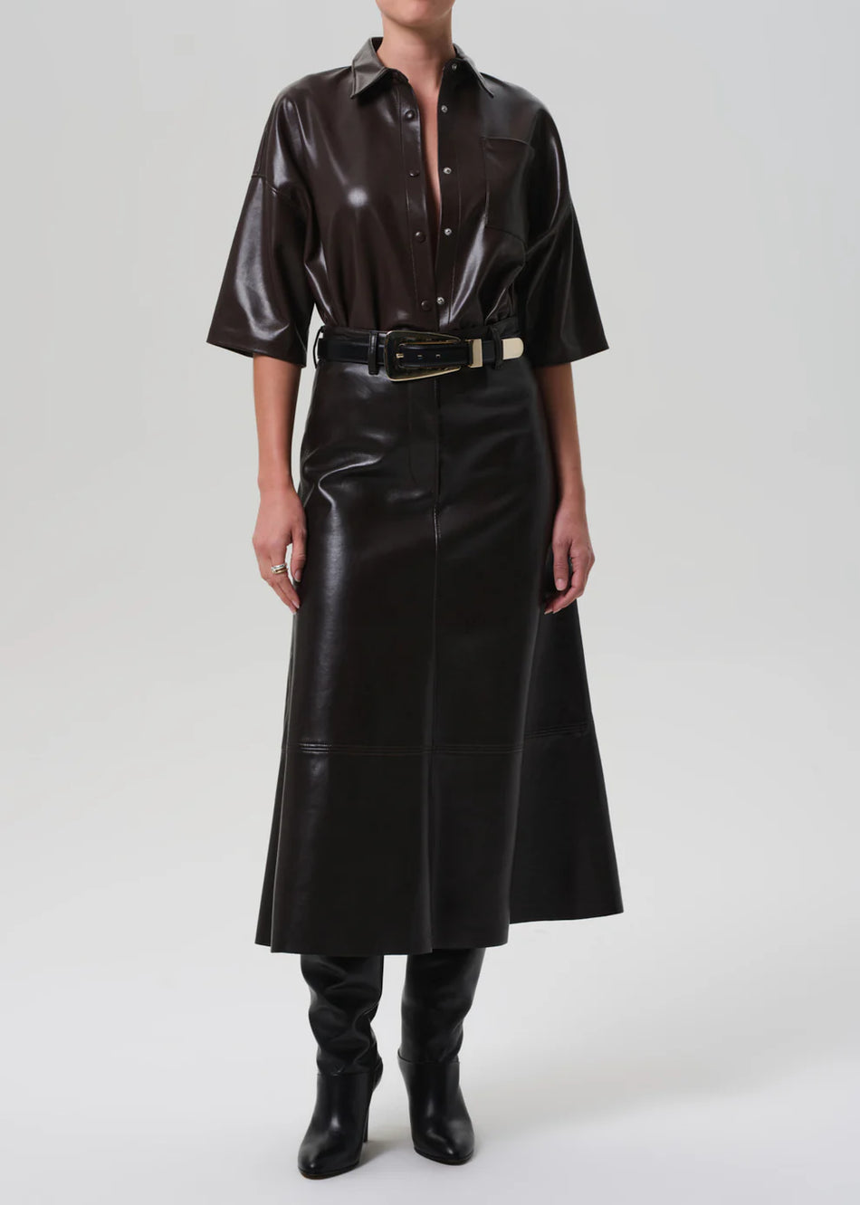 Citizens of Humanity, Cassia Leather Skirt