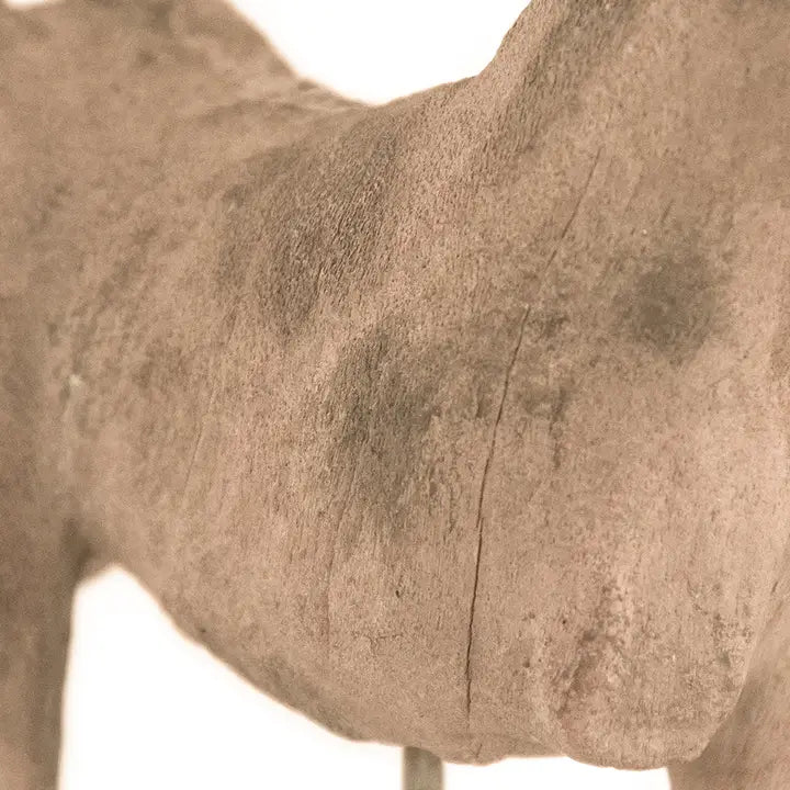 Resin Horse in Stand - Horse Height 9.25 Inches