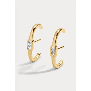 Baguette Stud Earrings
