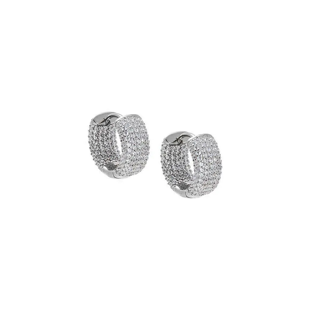 AR, Mini Pave Earrings