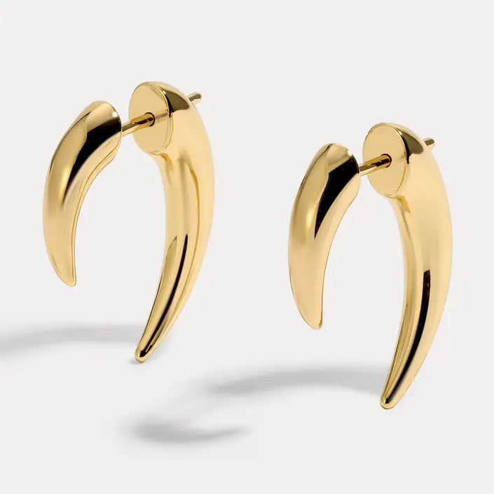 Smooth Tusk Earring