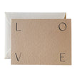 Jaymes Paper, Greeting Card - LOVE