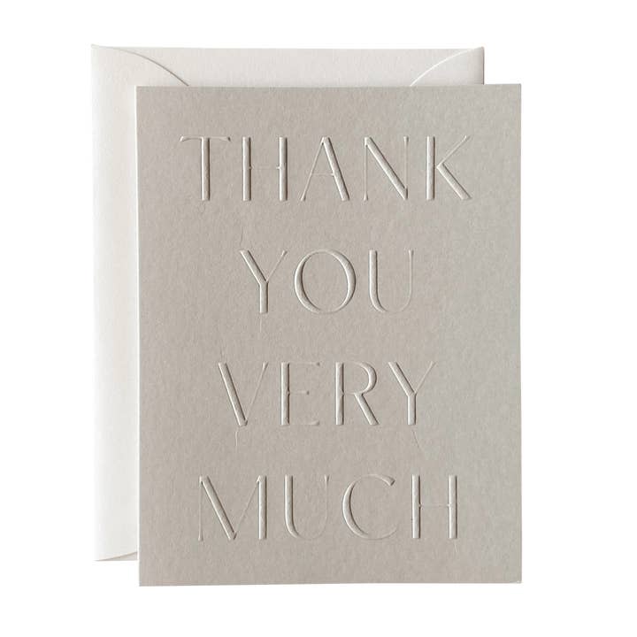 Jaymes Paper, Greeting Card - Thank You Very Much