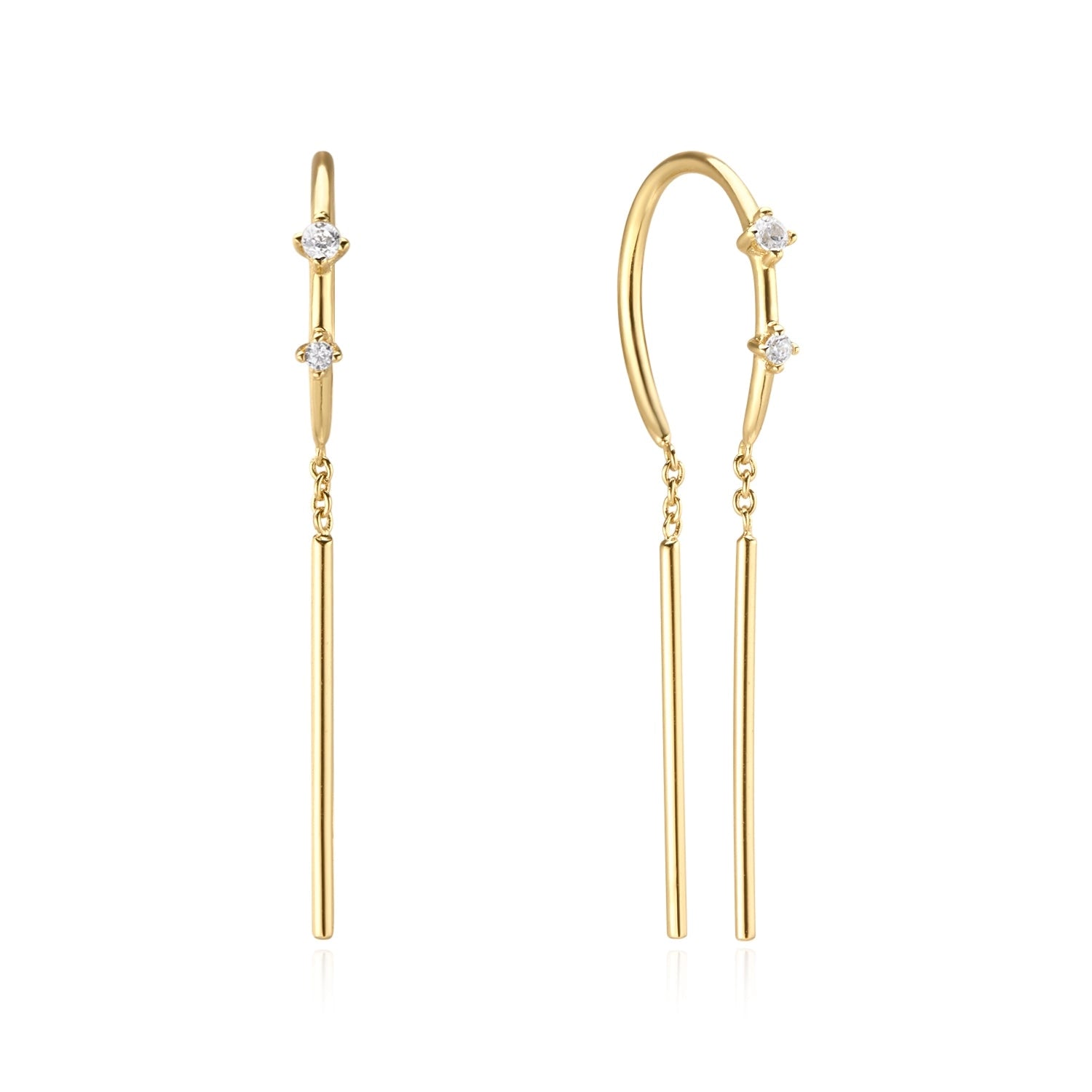 Mod + Jo, Mila Threaders Earrings