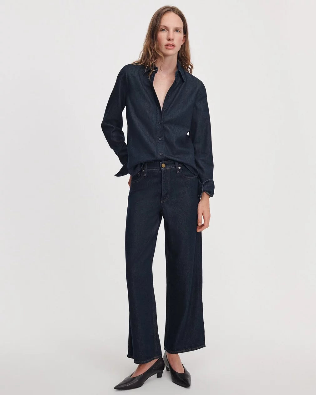 Rag + Bone,  Andi Ankle Wide Denim