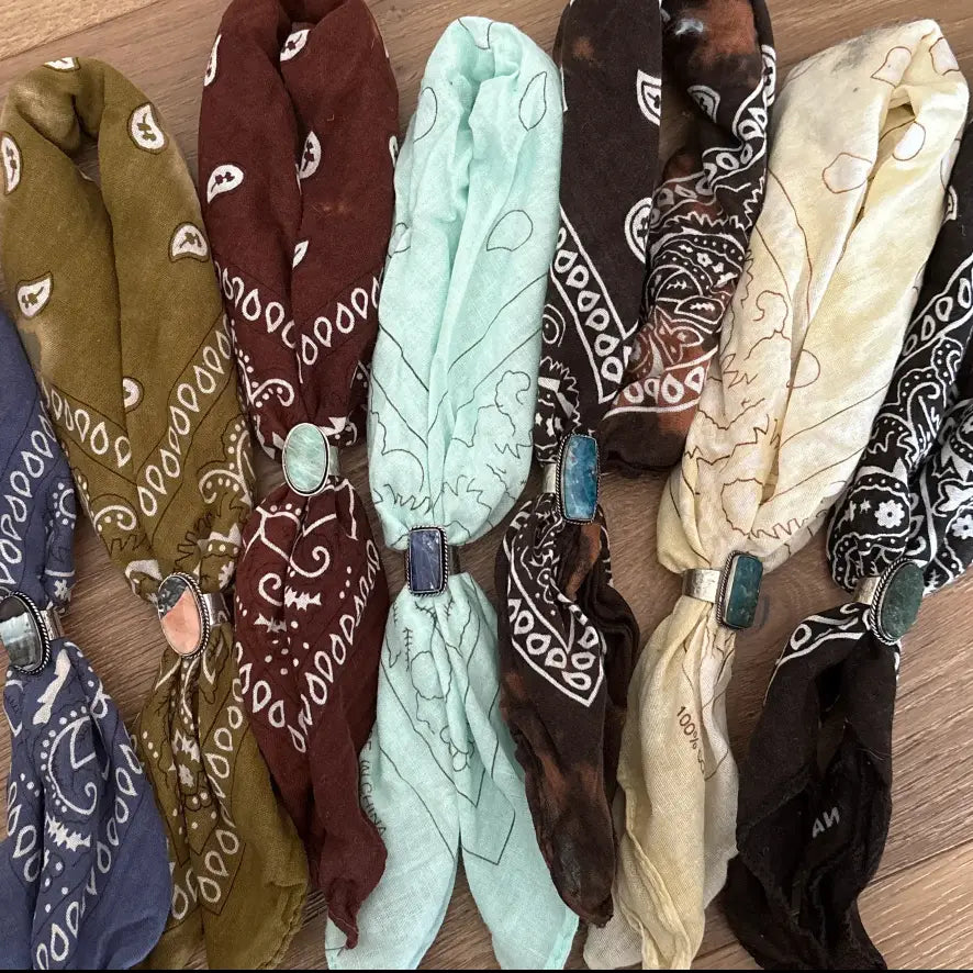 Stitch and Stone, Bandana with Stone Slider