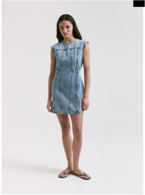 Open Back Mini Dress - Shipwreck
