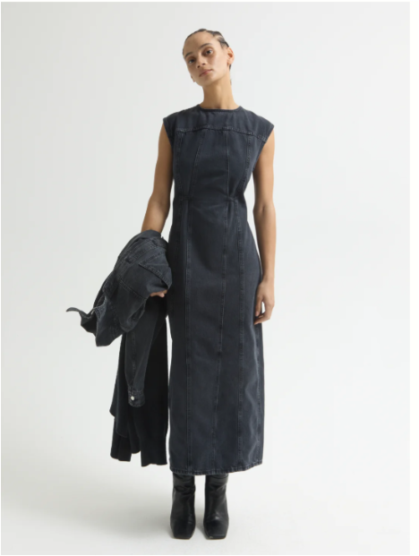 Open Back Column Dress - Hurricane