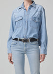 Cropped Western Shirt