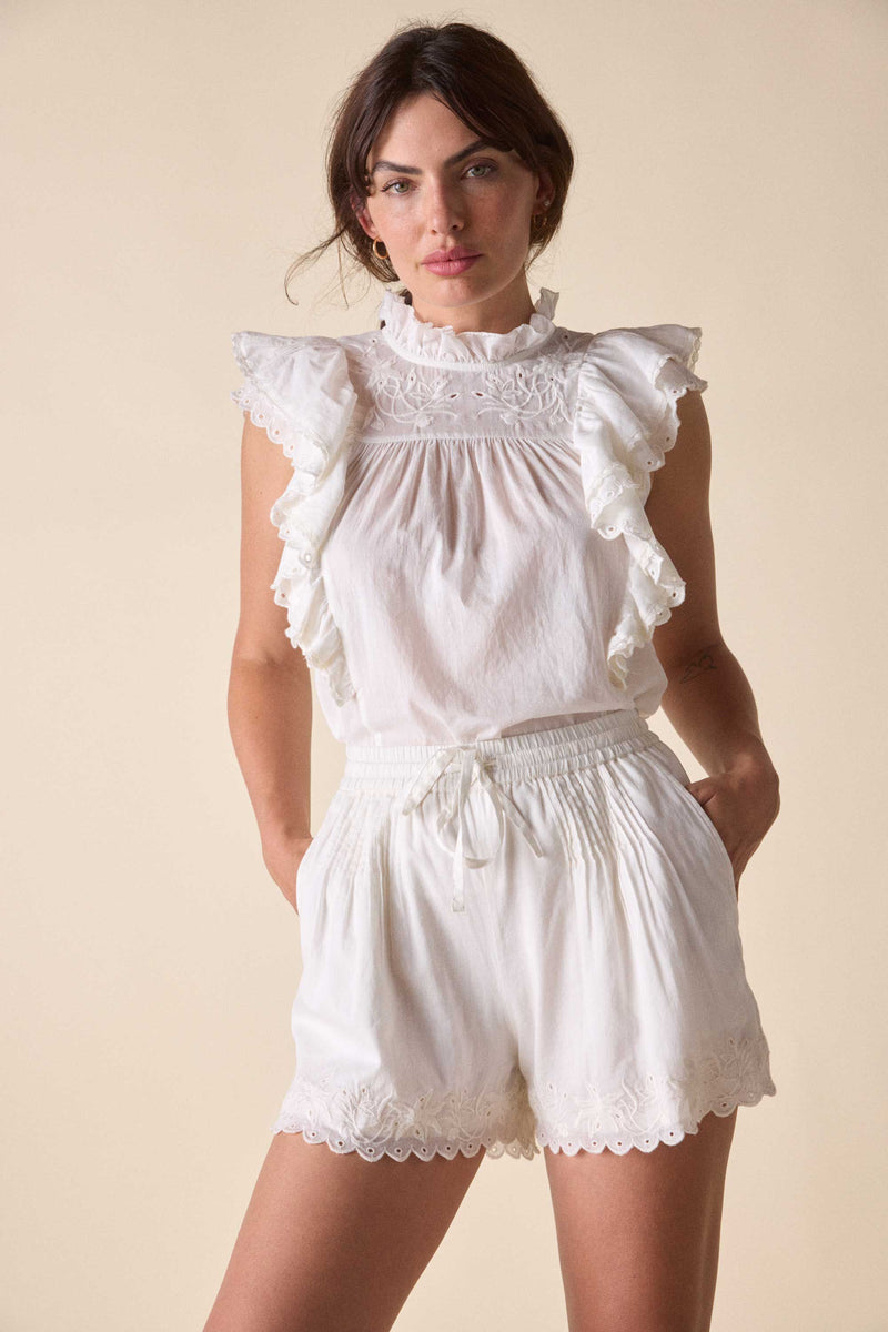 Elysian - Ruffle Top