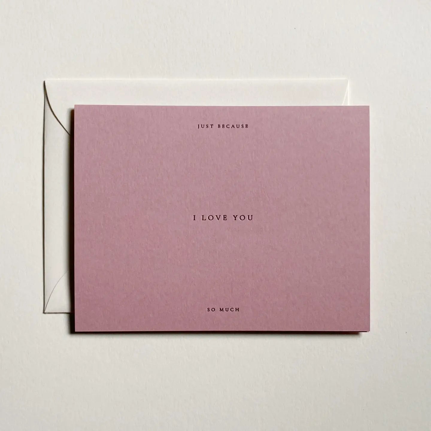 Jaymes Paper, Greeting Card - I Love You