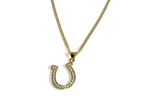 Rachel Nathan, Pave Horseshoe Necklace