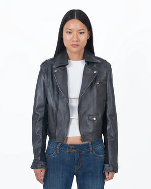 Jakett, NYC Piper Patina Leather Jacket