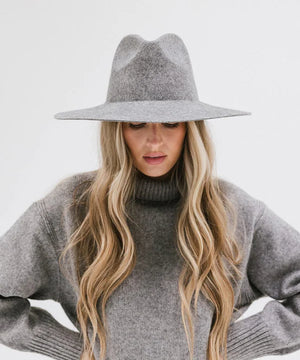 Scottie Wide Brim, Grey