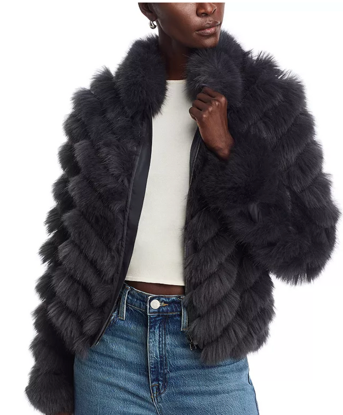 Love Token, Faux Fur Reversible Jacket