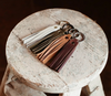 Crossbow Leather, Fringe Tassel Keychain