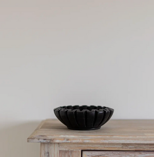 Luxe B Co., Scalloped Marble Bowl