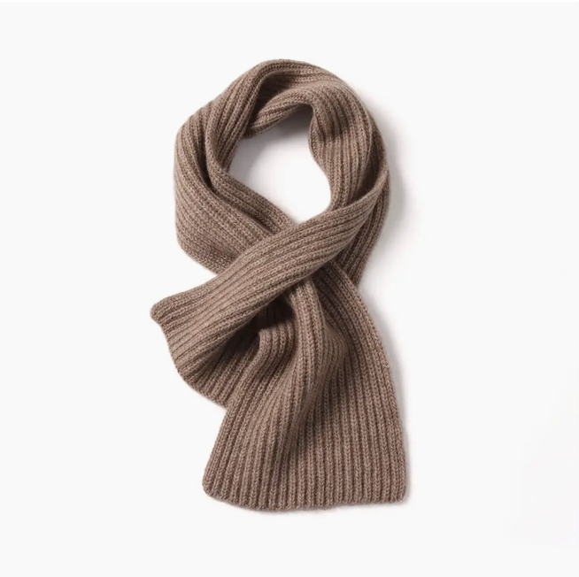 elenomad, Keyhole Cashmere Ribbed Scarf