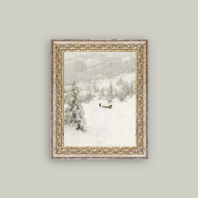 Petal Lane Home, Winter Landscape