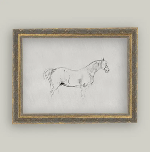 Petal Lane Home, Horse Sketch