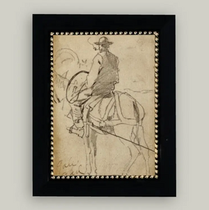 Petal Lane Home, Man Riding a Horse