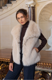 Choklate Paris, Sleeveless Faux Fur Jacket