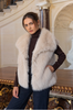 Choklate Paris, Sleeveless Faux Fur Jacket