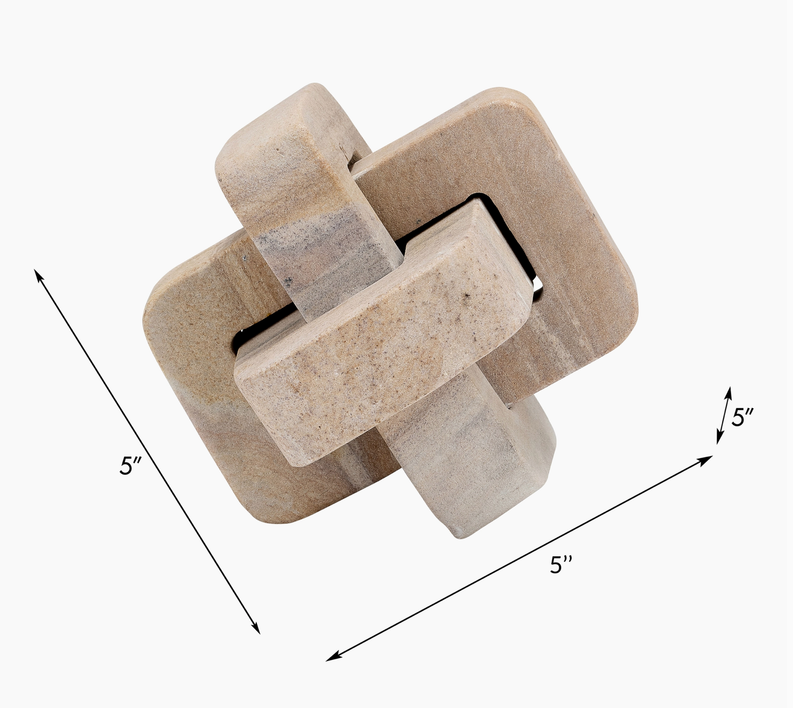 Sagebrook Home, Marble Interlocking Knot