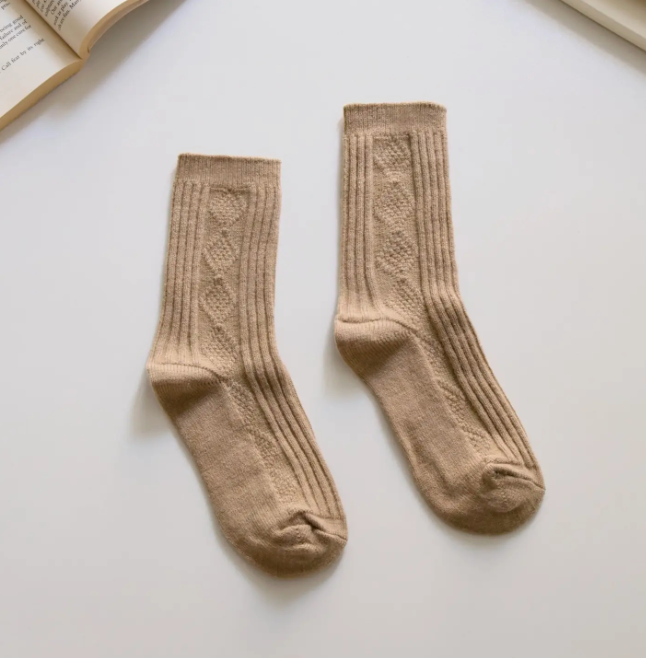 A + R, Cashmere Crew Socks