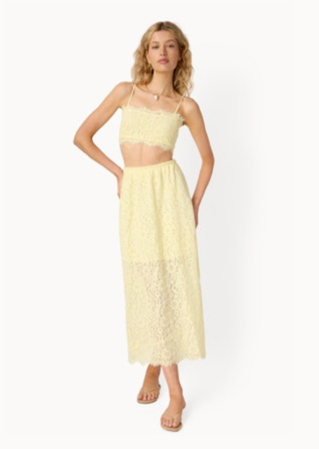 Cami NYC, Effie Lace Midi Skirt