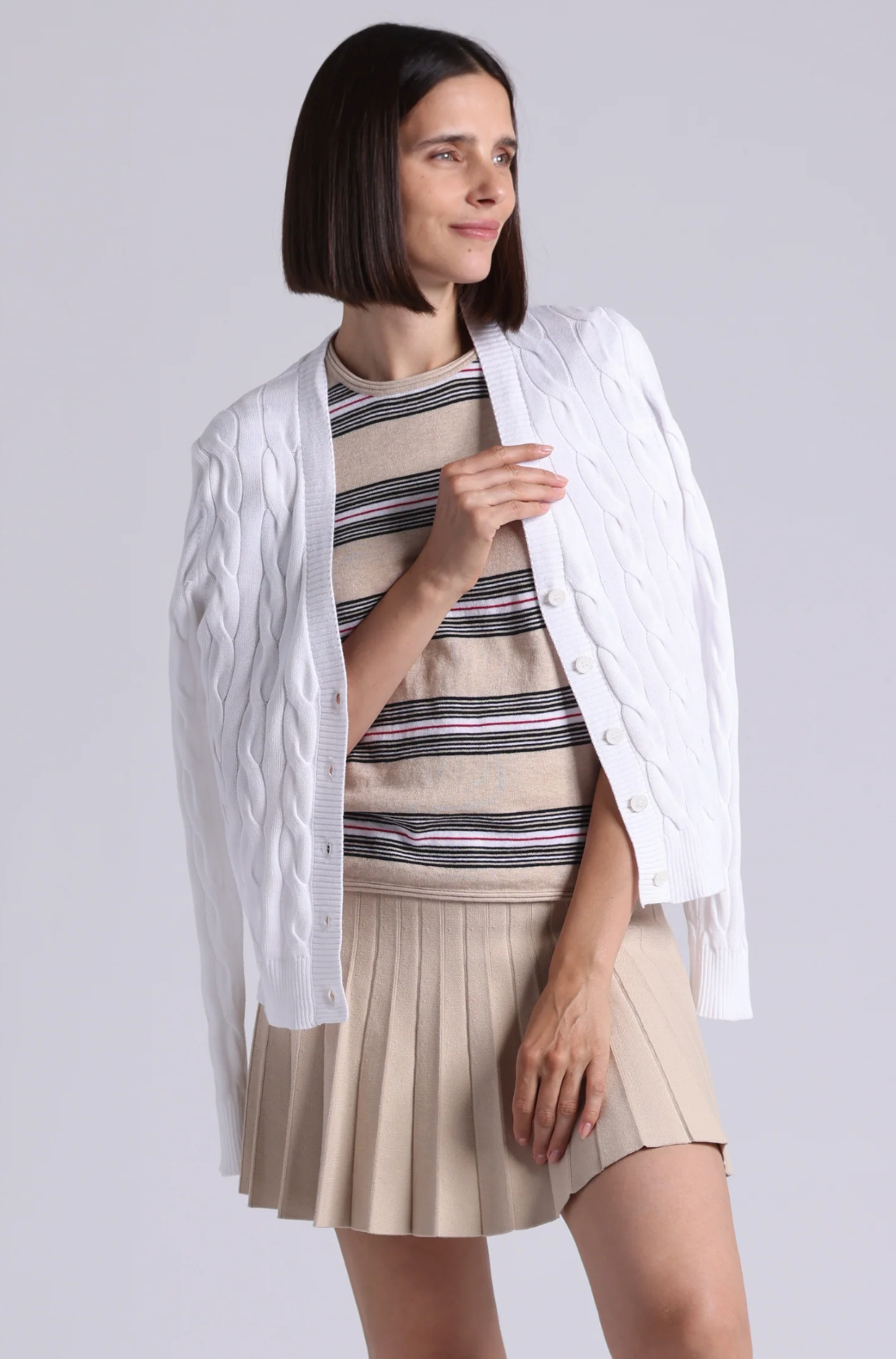 Minnie Rose, Cable Cardigan