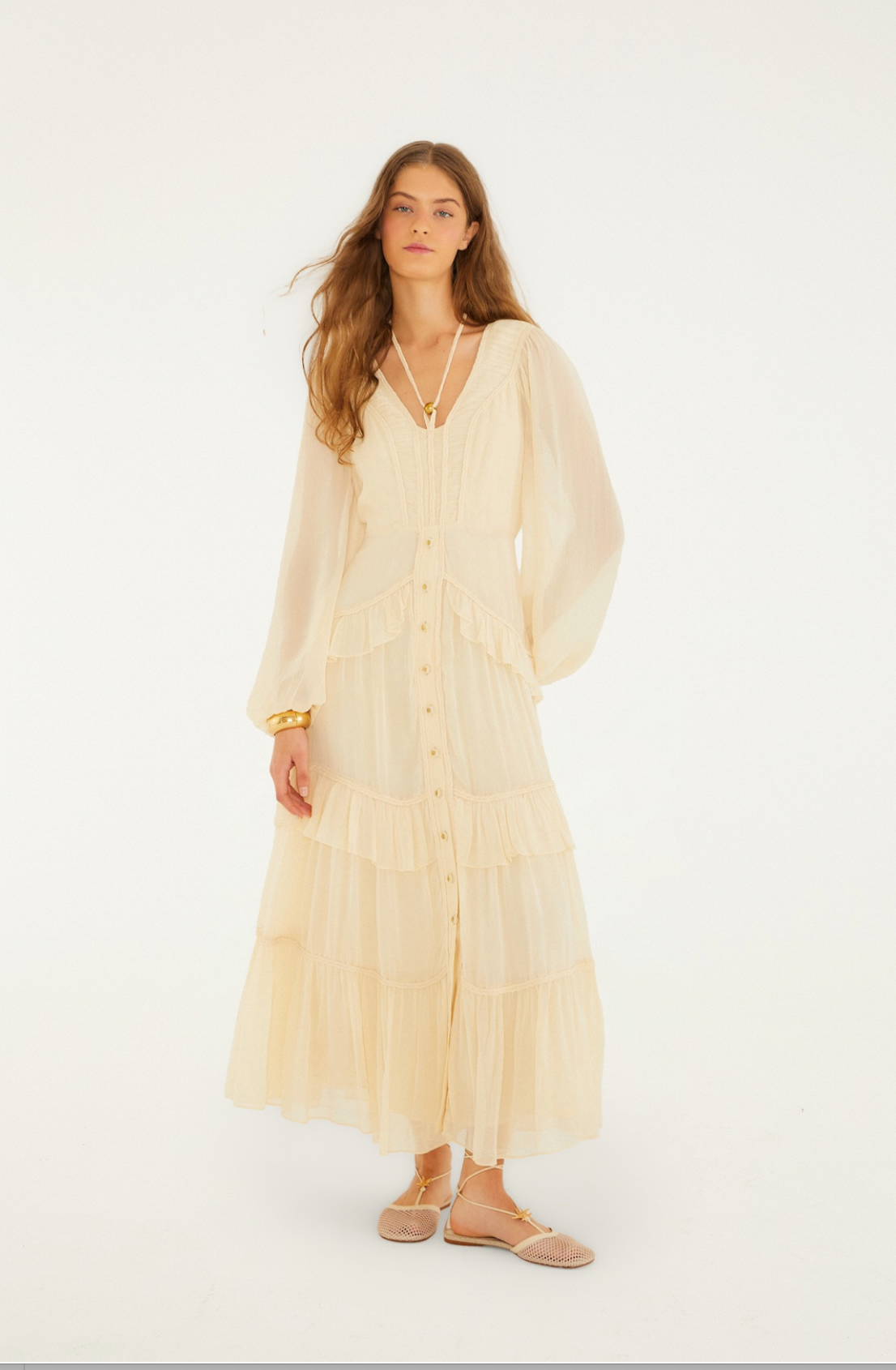 Farm Rio, Maxi Braided Dress