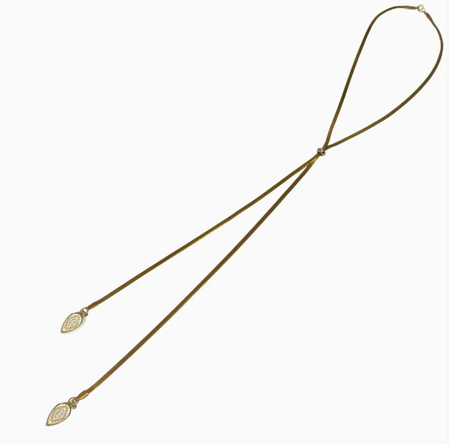 Rachel Nathan, Herringbone Bolo Necklace