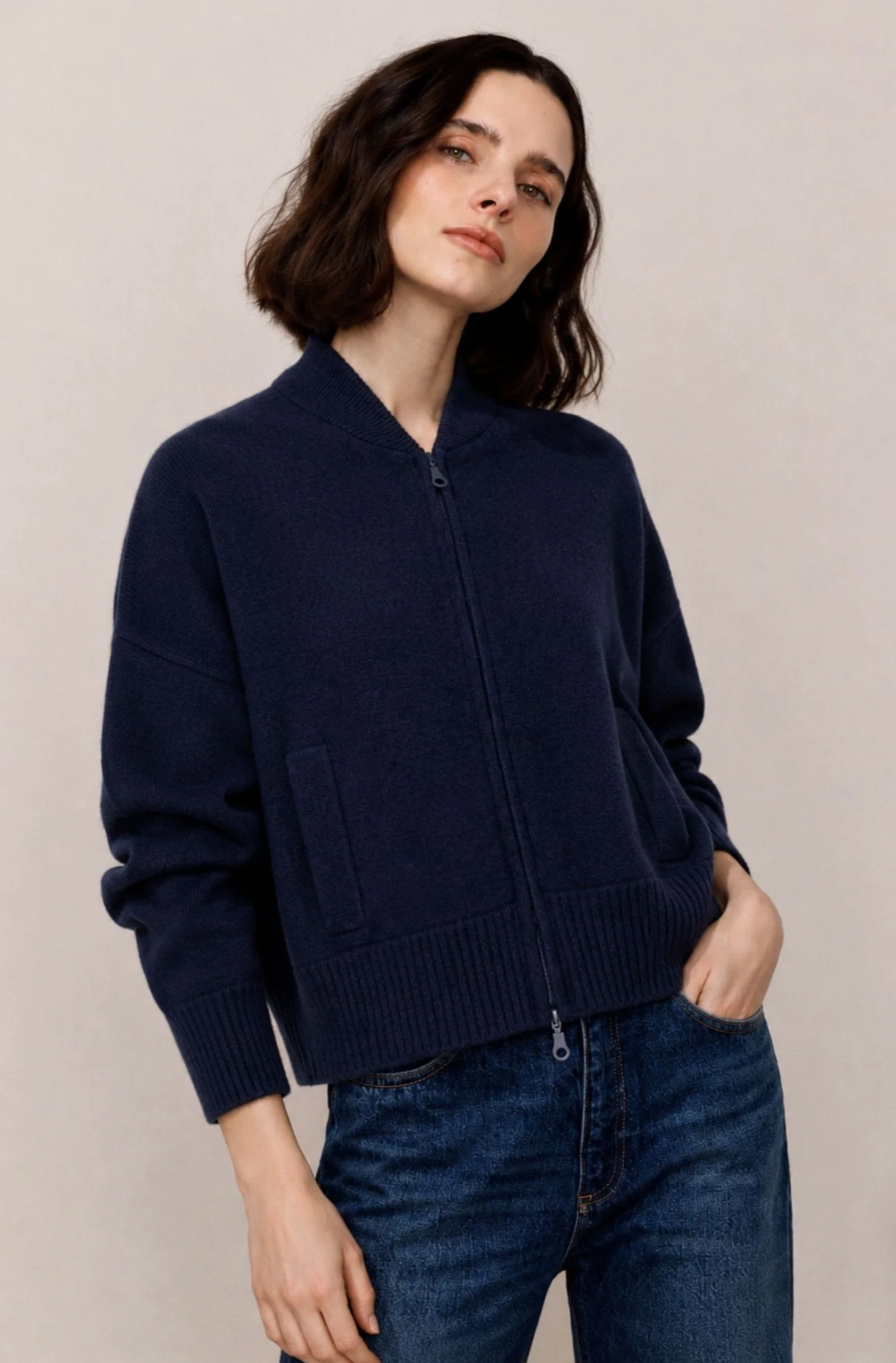 MR, Cashmere Bomber