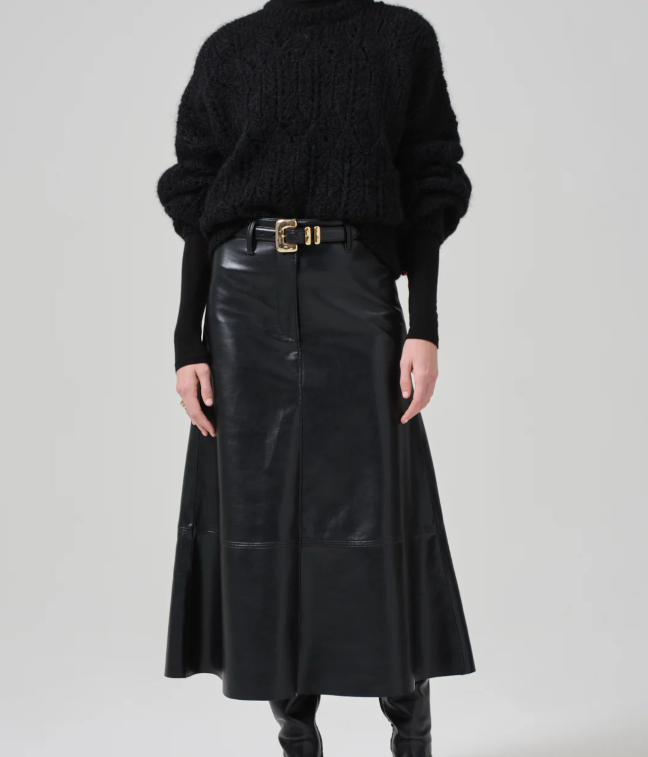 COH, Cassia Leather Skirt
