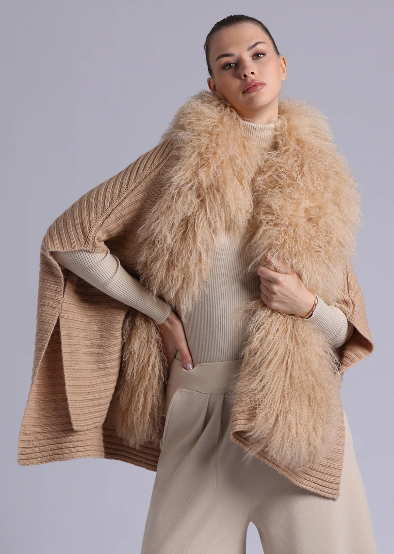 Minnie Rose, Mongolian Fur Cape