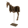 Resin Horse in Stand - Horse Height 13.25 Inches