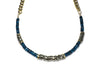 Rachel Nathan, Blue Topaz & Pyrite Heishi Curb