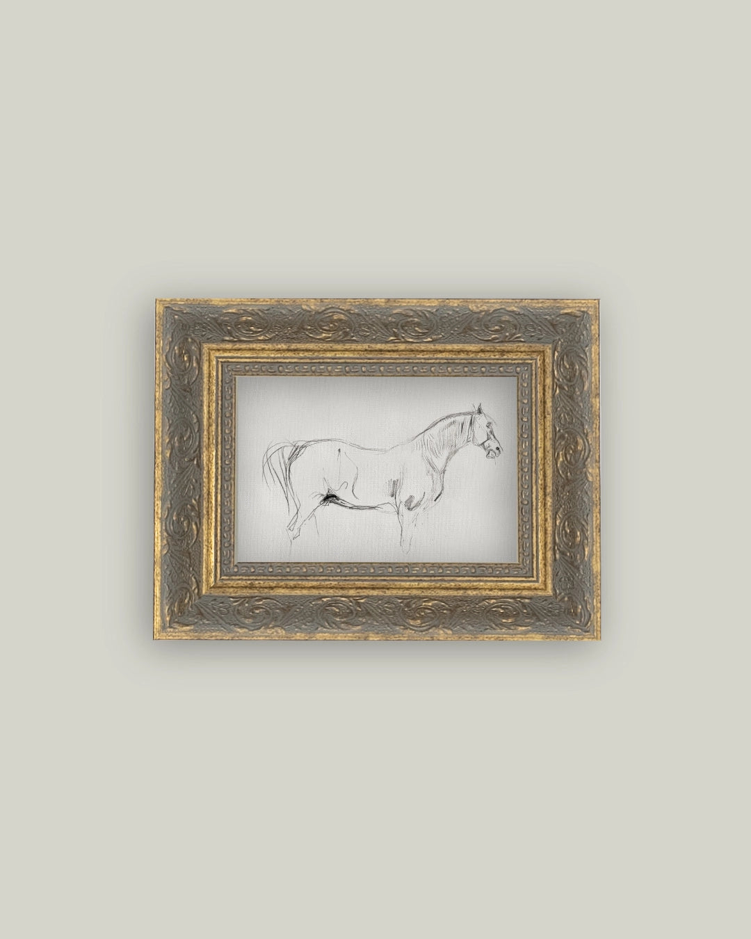 Petal Lane Home, Horse Sketch