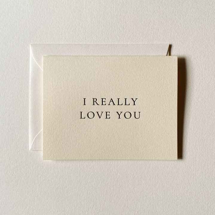 Jaymes Paper, Card - I Really Love You